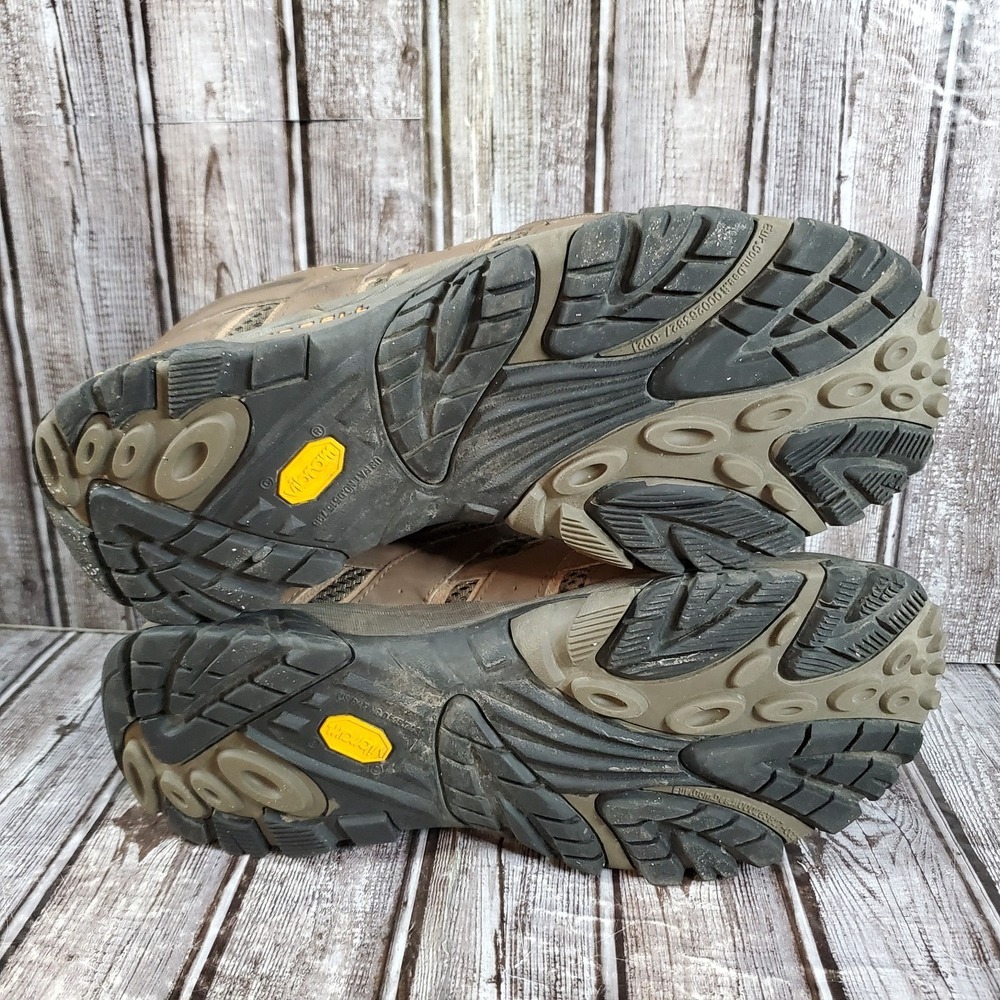 Merrell Men's Moab 2 Low Vibram Outsole Gortex Hiking J06041 Brown Size 11.5 - Picture 7 of 8